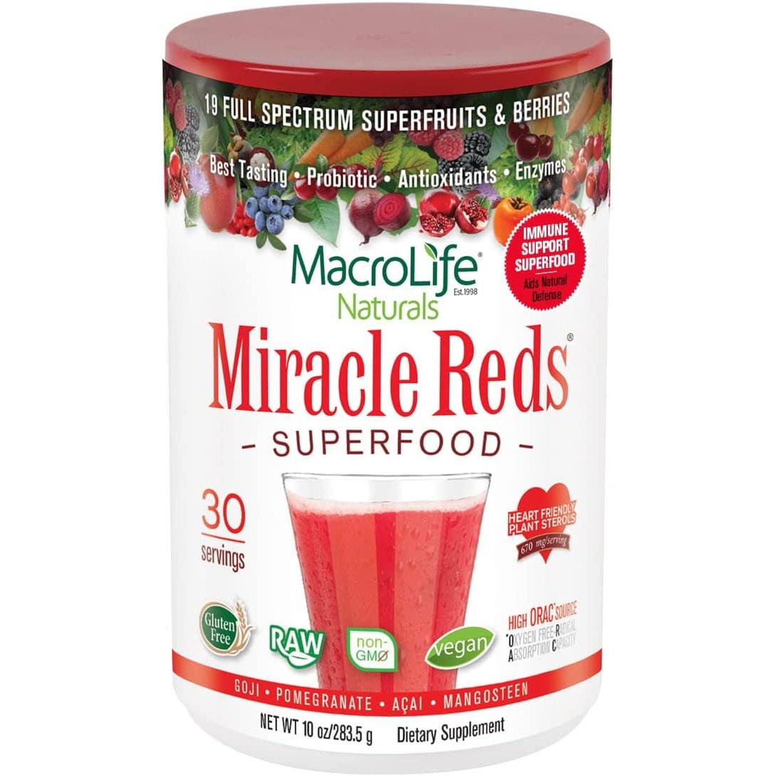 MacroLife Naturals Miracle Reds Superfood-30 servings-N101 Nutrition