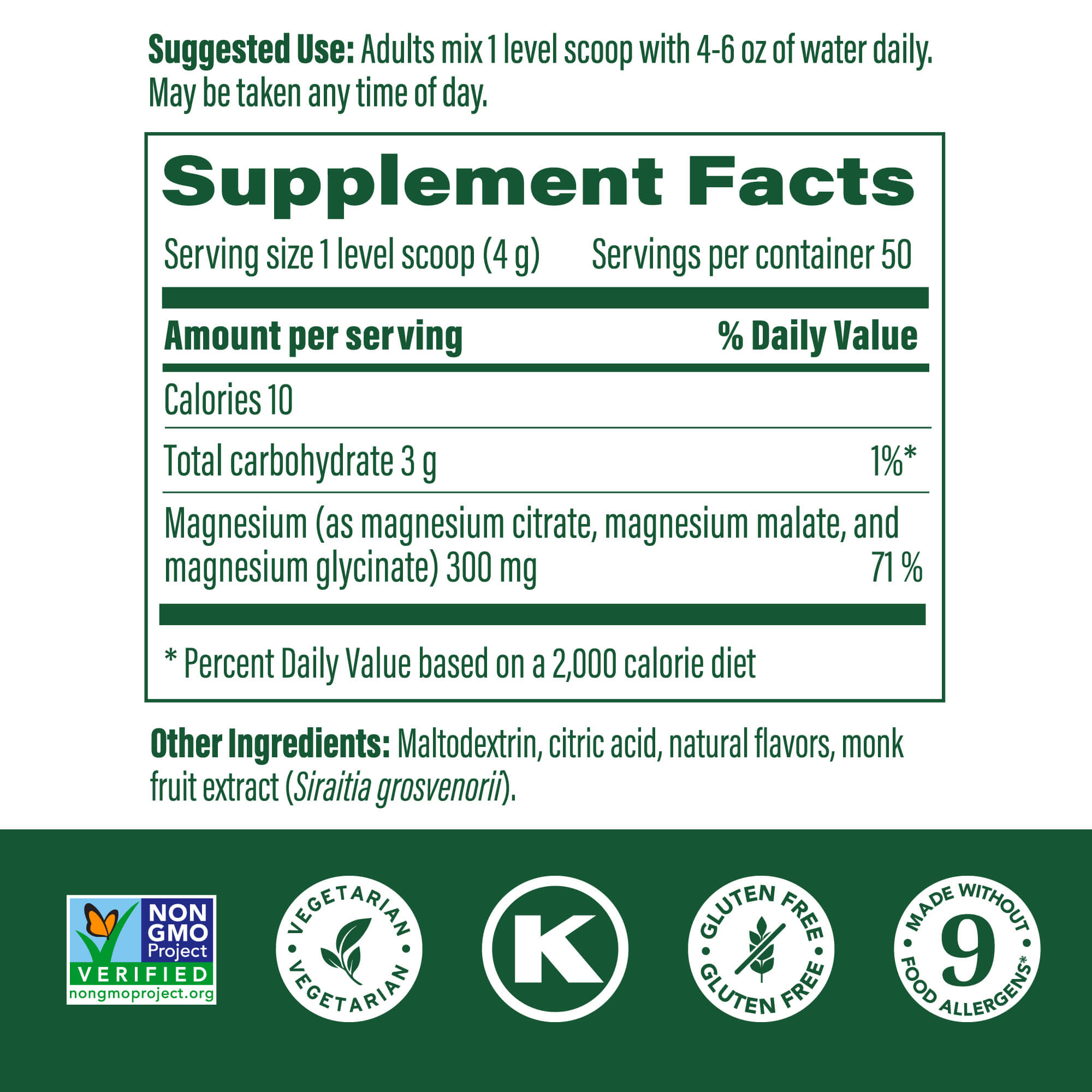 MegaFood Relax & Calm Magnesium Powder-N101 Nutrition