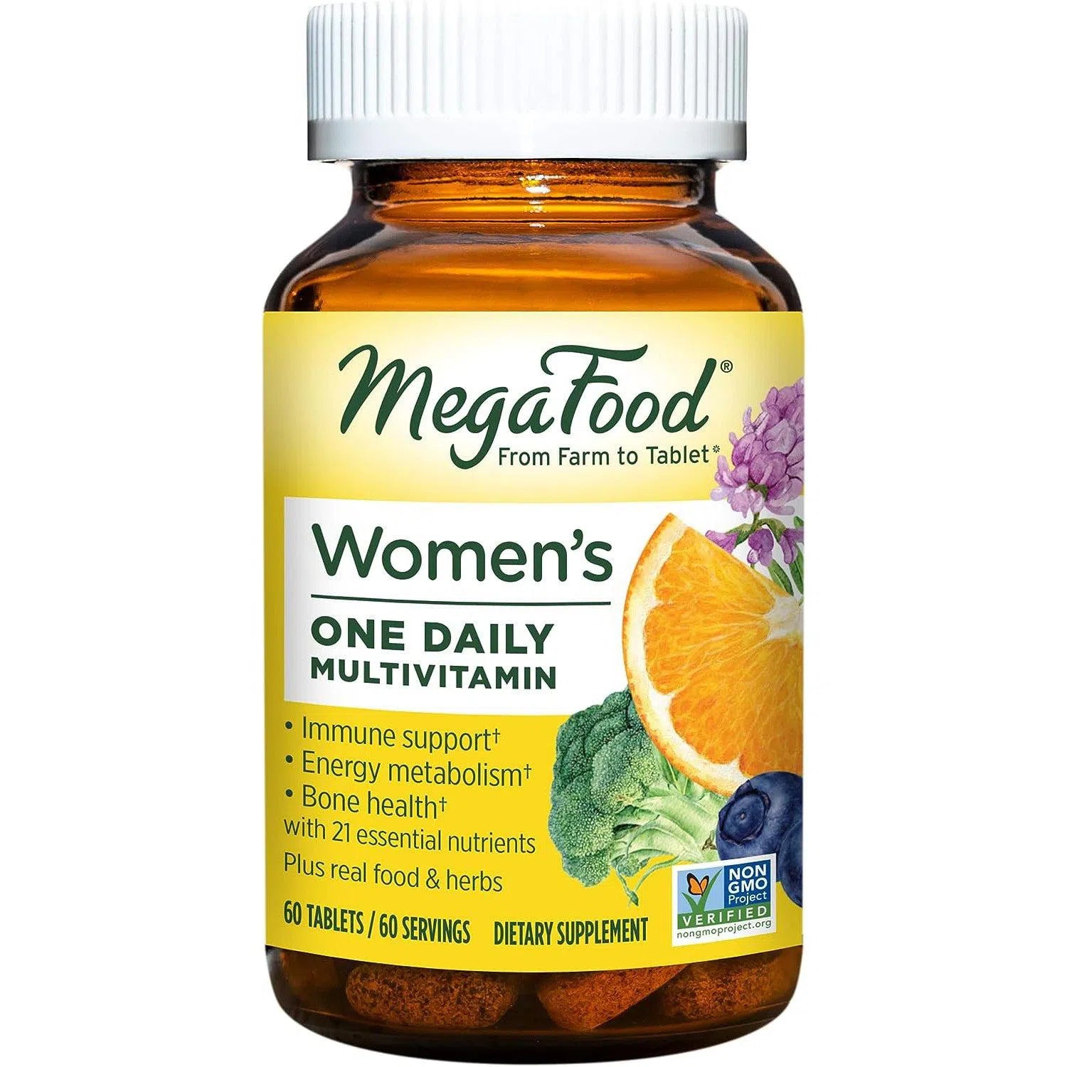 MegaFood Women’s One Daily Multivitamin-60 tablets-N101 Nutrition