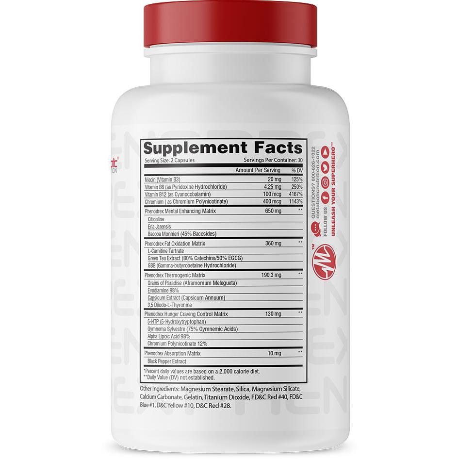 Metabolic Nutrition Phenodrex-N101 Nutrition