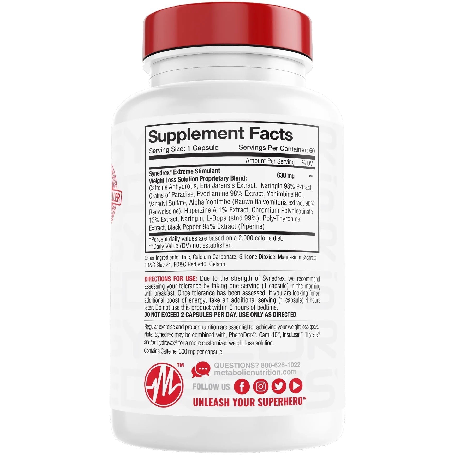 Metabolic Nutrition Synedrex-N101 Nutrition