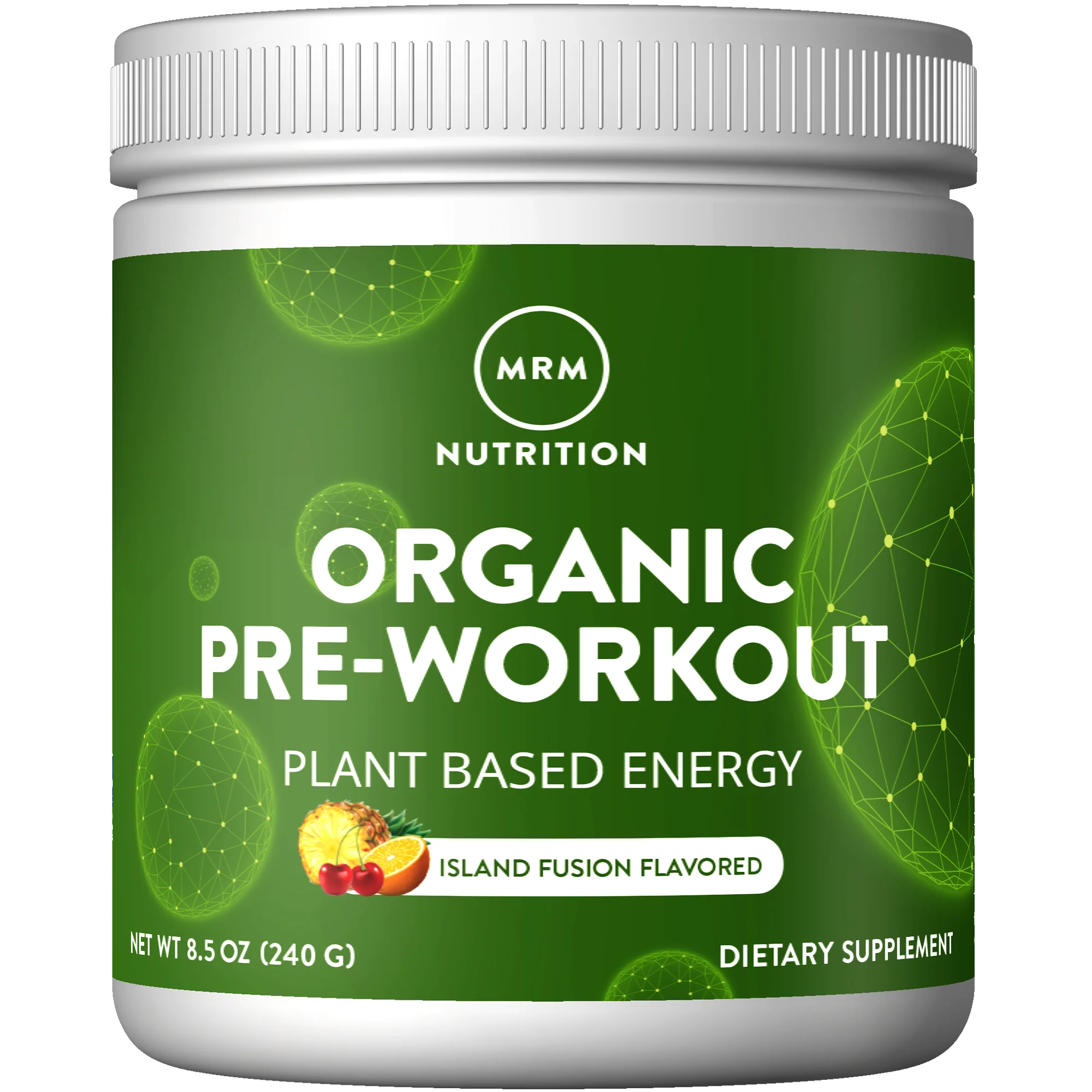 MRM Organic Pre-Workout-20 servings (240 g)-Island Fusion-N101 Nutrition