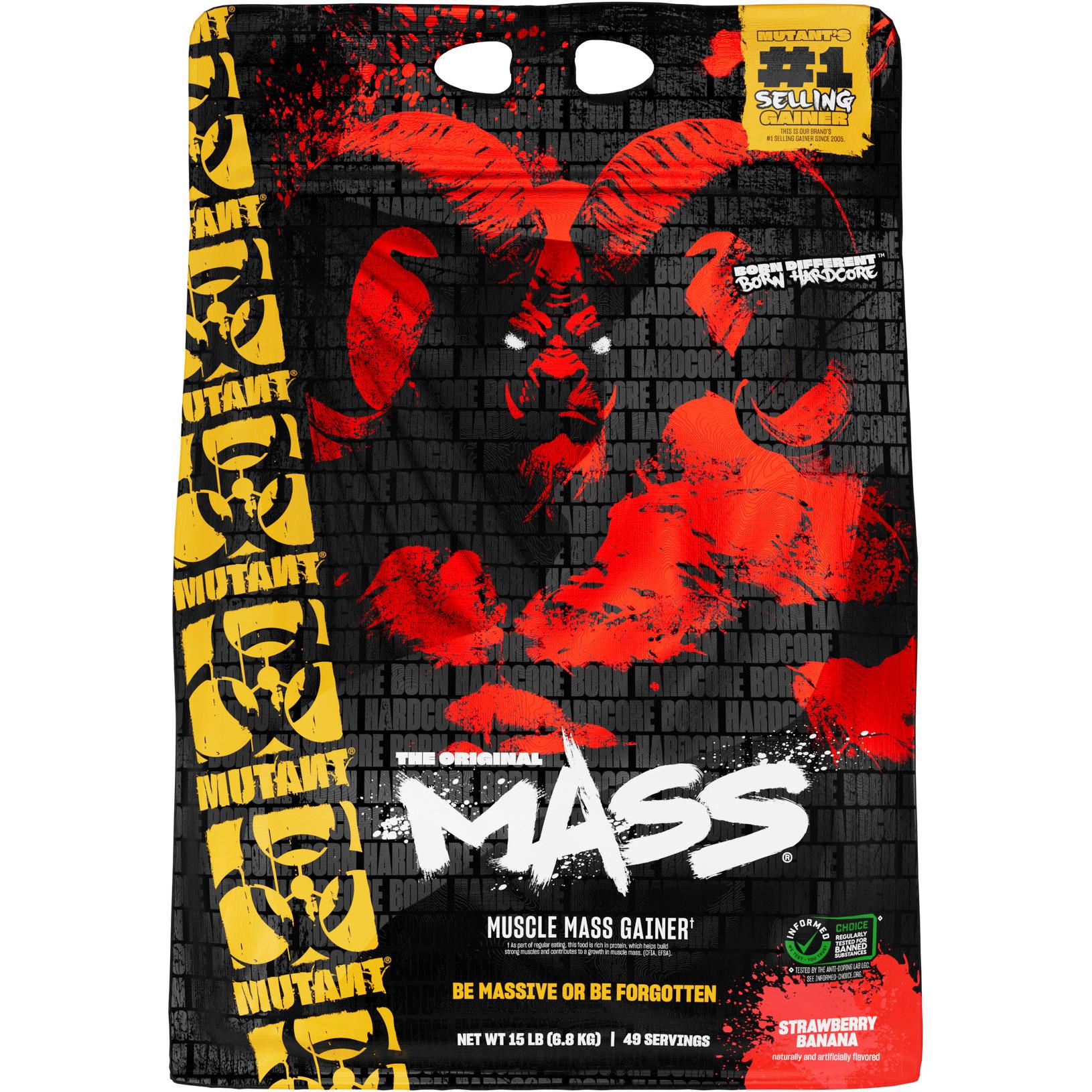 Mutant Mass-15 lbs-Strawberry Banana-N101 Nutrition