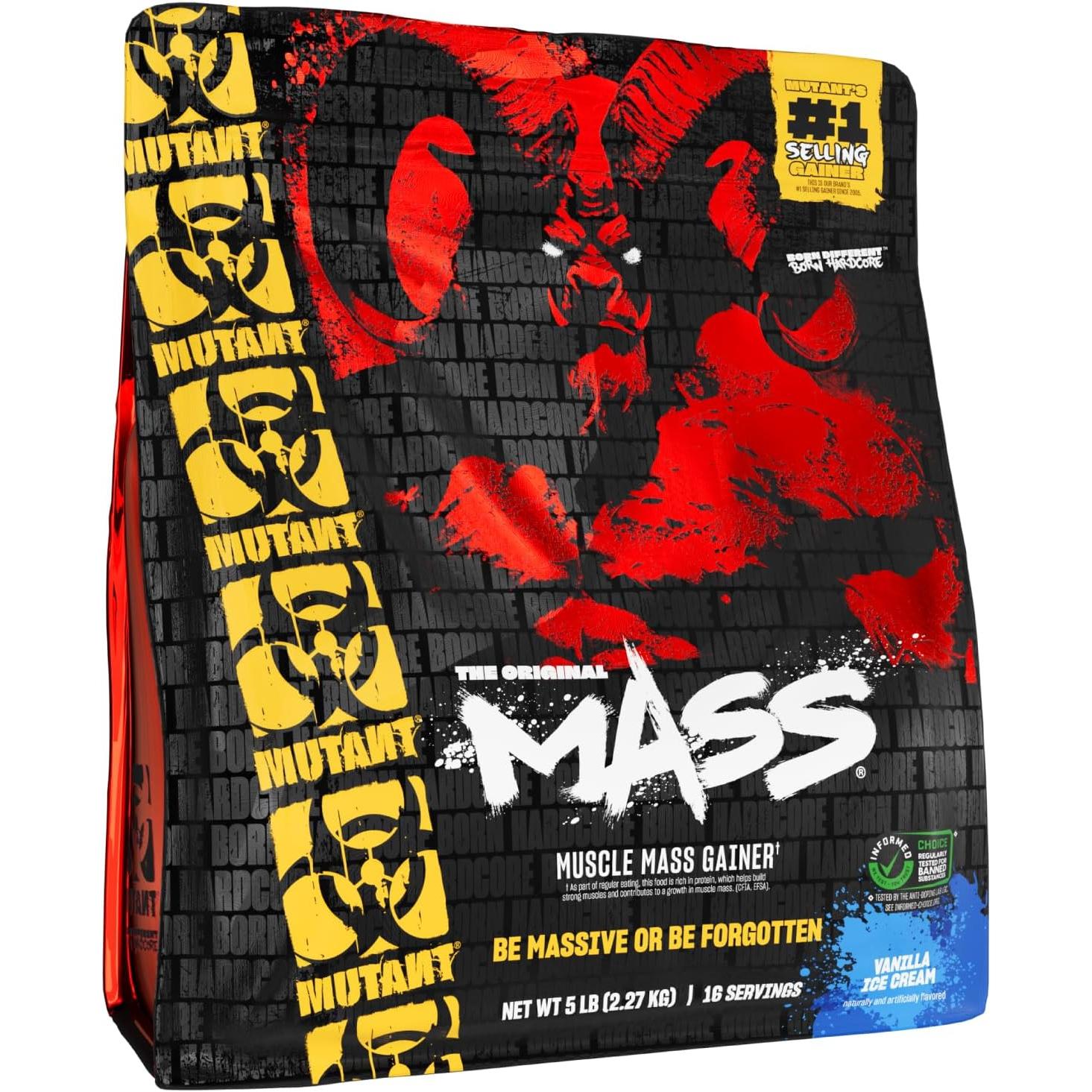 Mutant Mass-5 lbs-Vanilla Ice Cream-N101 Nutrition