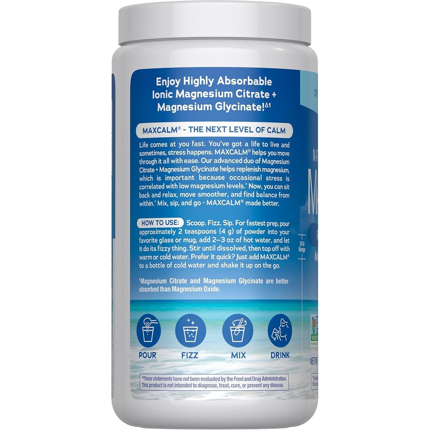 Natural Vitality MAXCALM Powder-N101 Nutrition