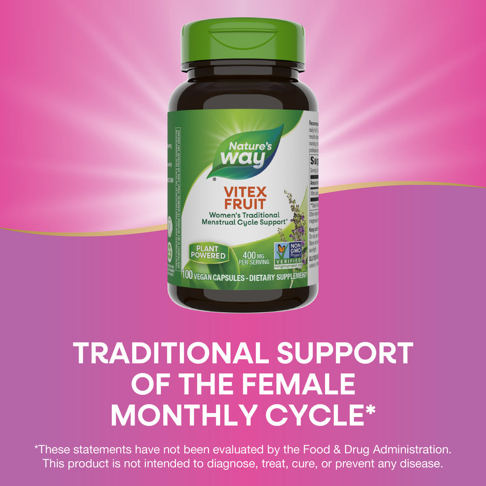 Nature's Way Vitex Fruit 400 mg-N101 Nutrition