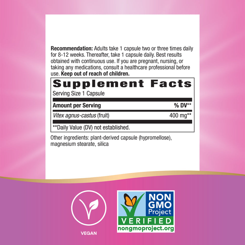 Nature's Way Vitex Fruit 400 mg-N101 Nutrition