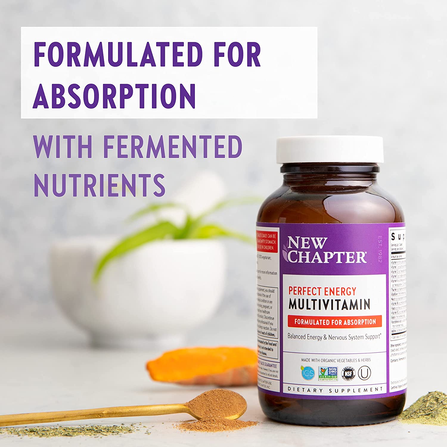 New Chapter Perfect Energy Multivitamin-N101 Nutrition