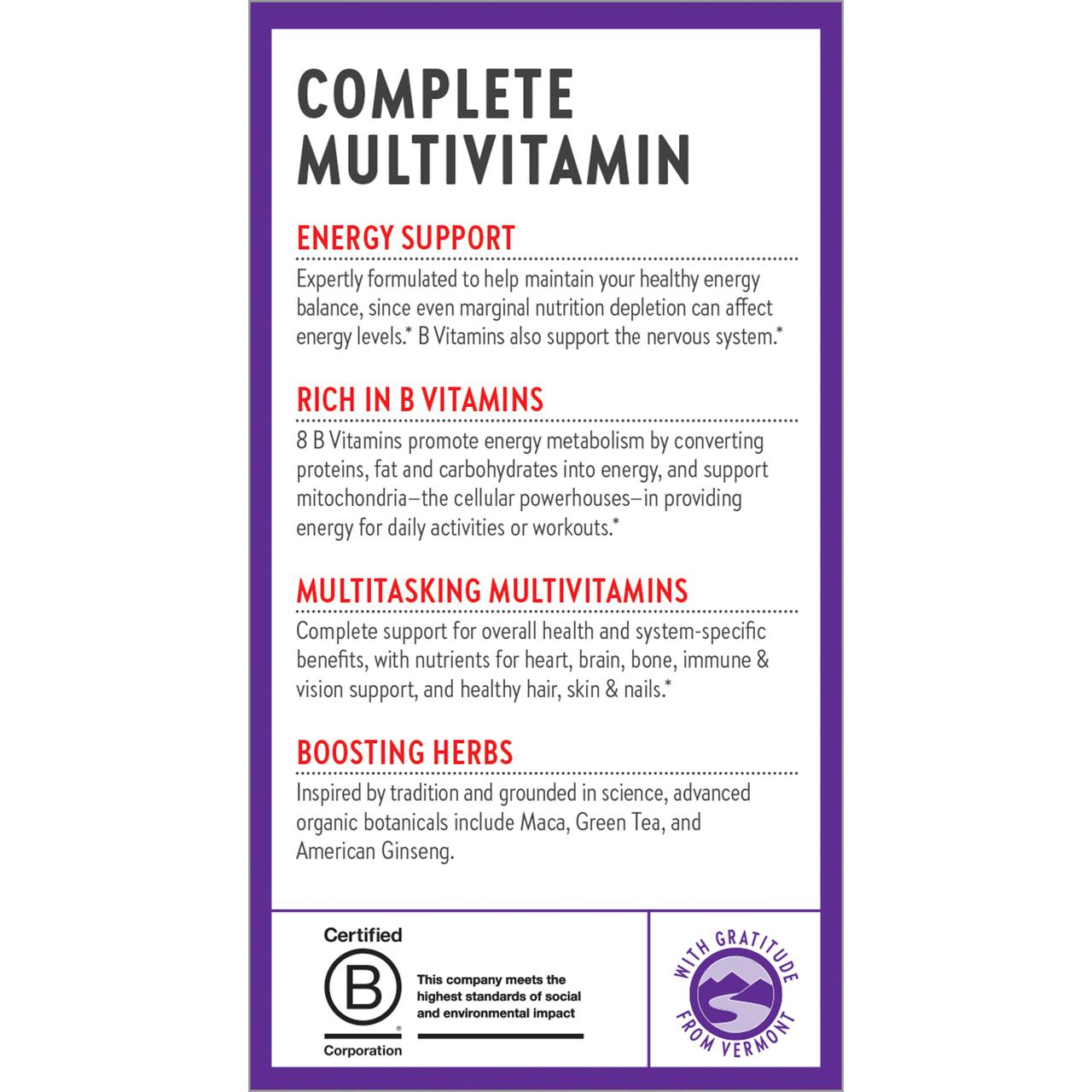 New Chapter Perfect Energy Multivitamin-N101 Nutrition