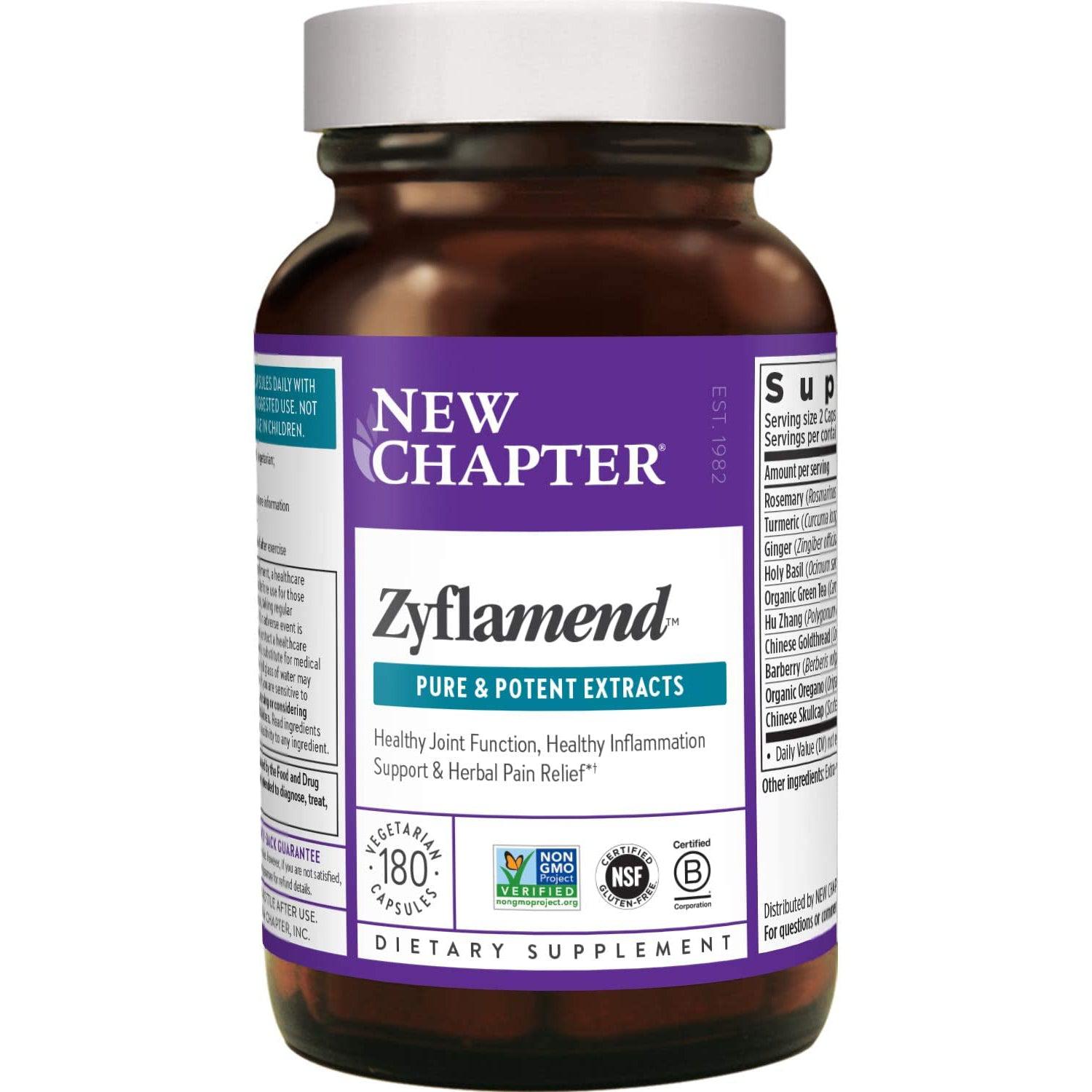 New Chapter Zyflamend-180 vegetarian capsules-N101 Nutrition