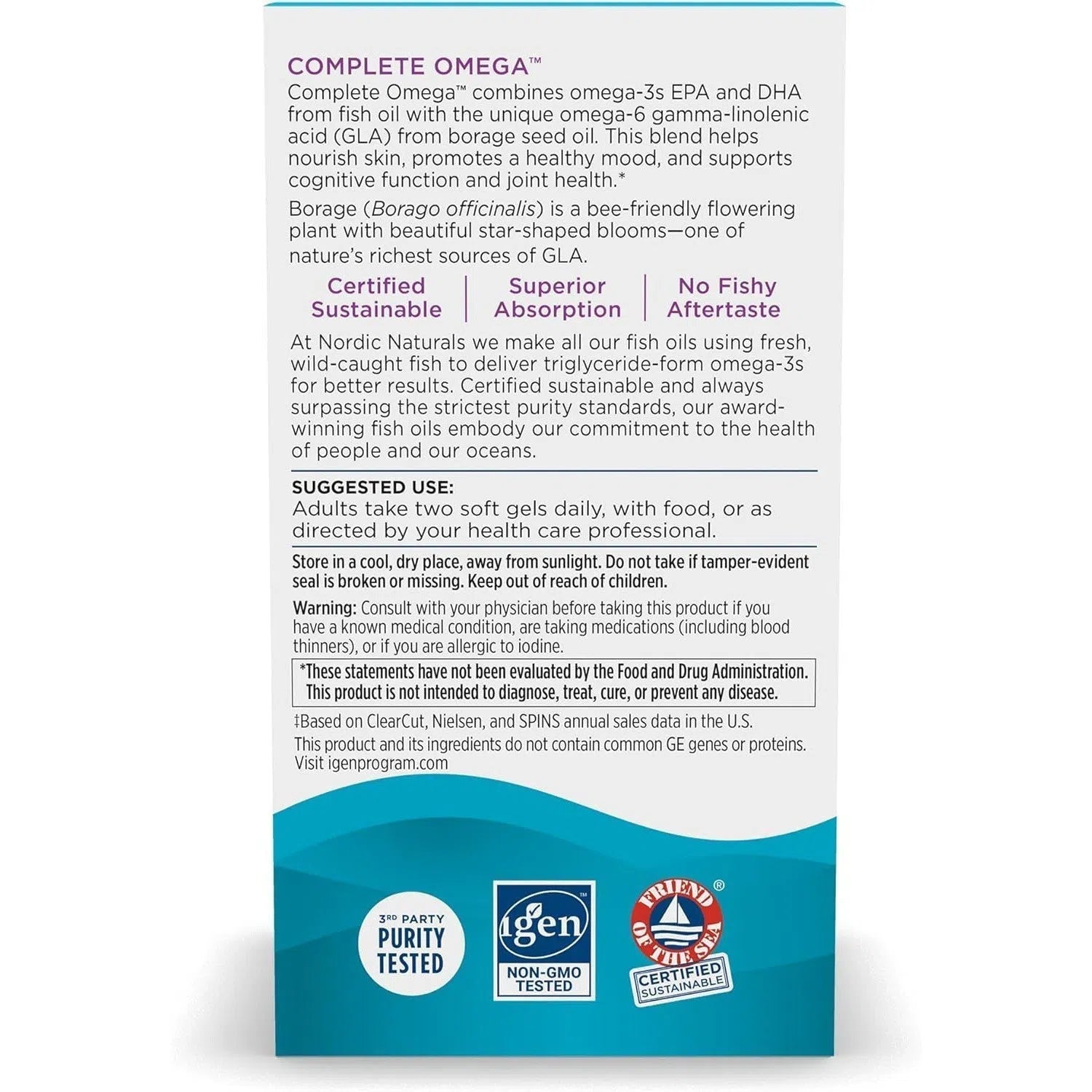 Nordic Naturals Complete Omega-N101 Nutrition