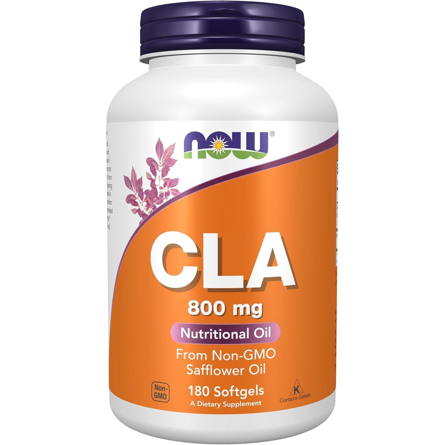 NOW CLA 800 mg-180 softgels-N101 Nutrition