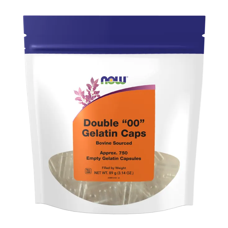 NOW Double "00" Gelatin Caps (Empty)-750 count-N101 Nutrition