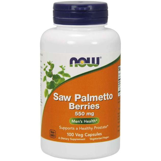 NOW Saw Palmetto Berries 550 mg-N101 Nutrition