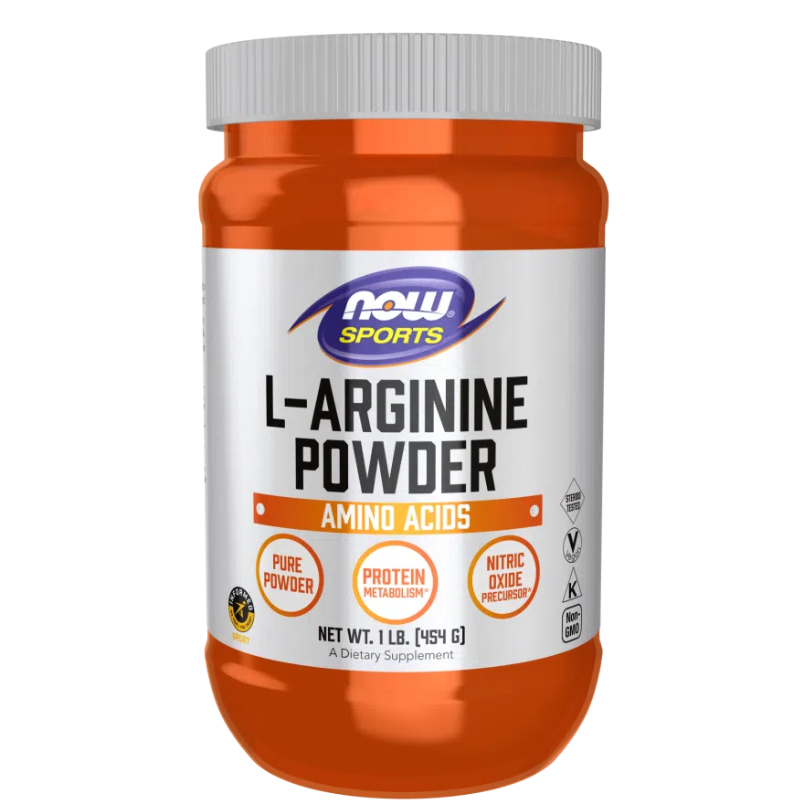 NOW Sports L-Arginine Powder-1 lb (454 g)-N101 Nutrition