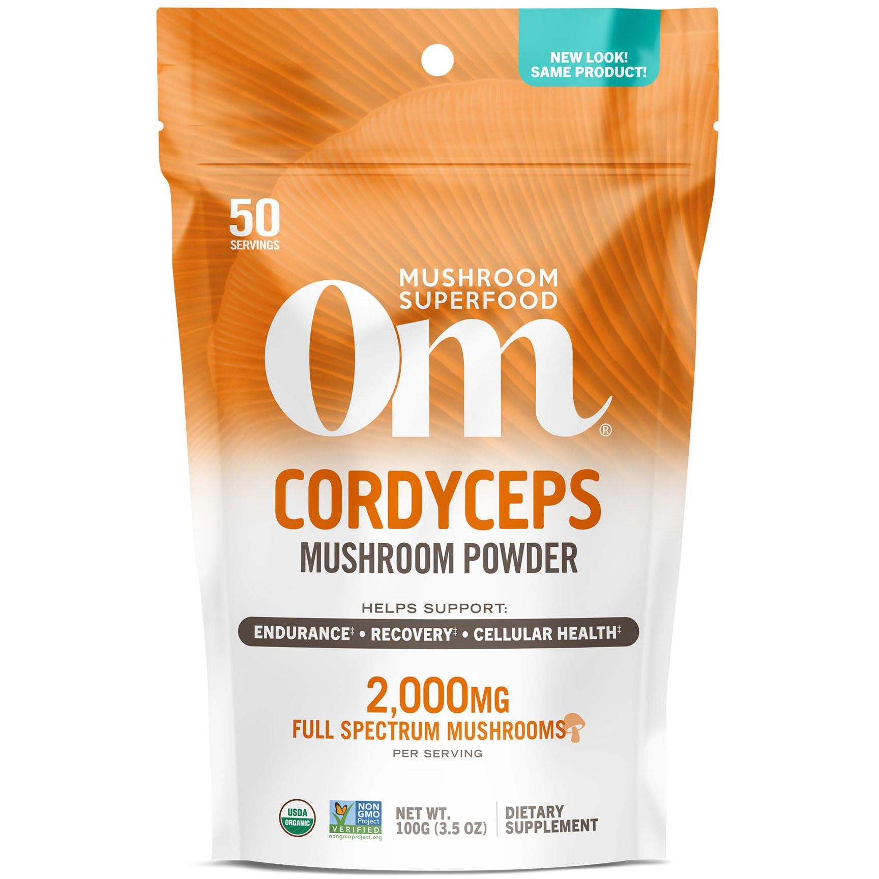 OM Cordyceps Mushroom Powder-50 servings (100 g)-N101 Nutrition