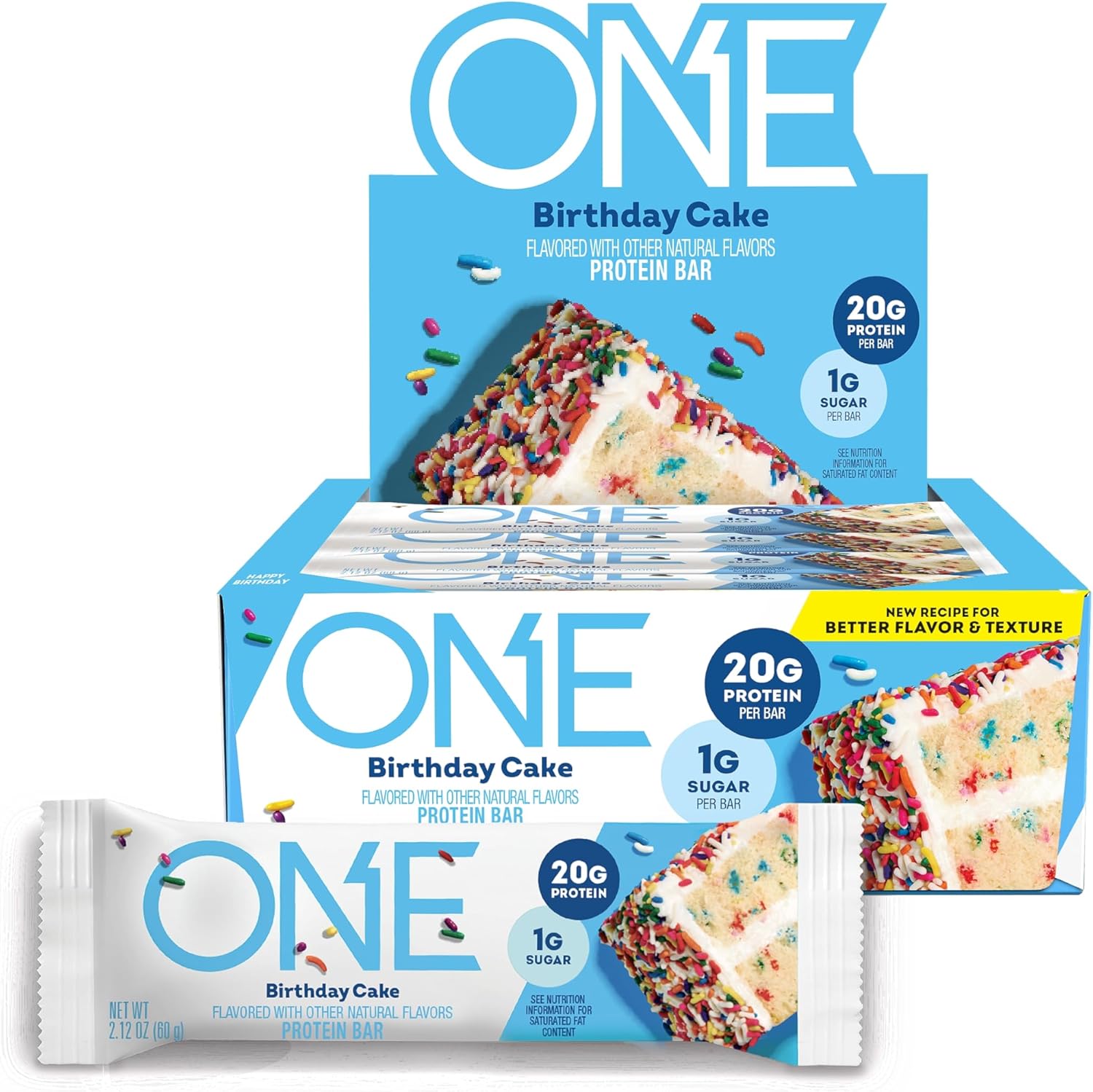 ONE Bars-Box (12 bars)-Birthday Cake-N101 Nutrition