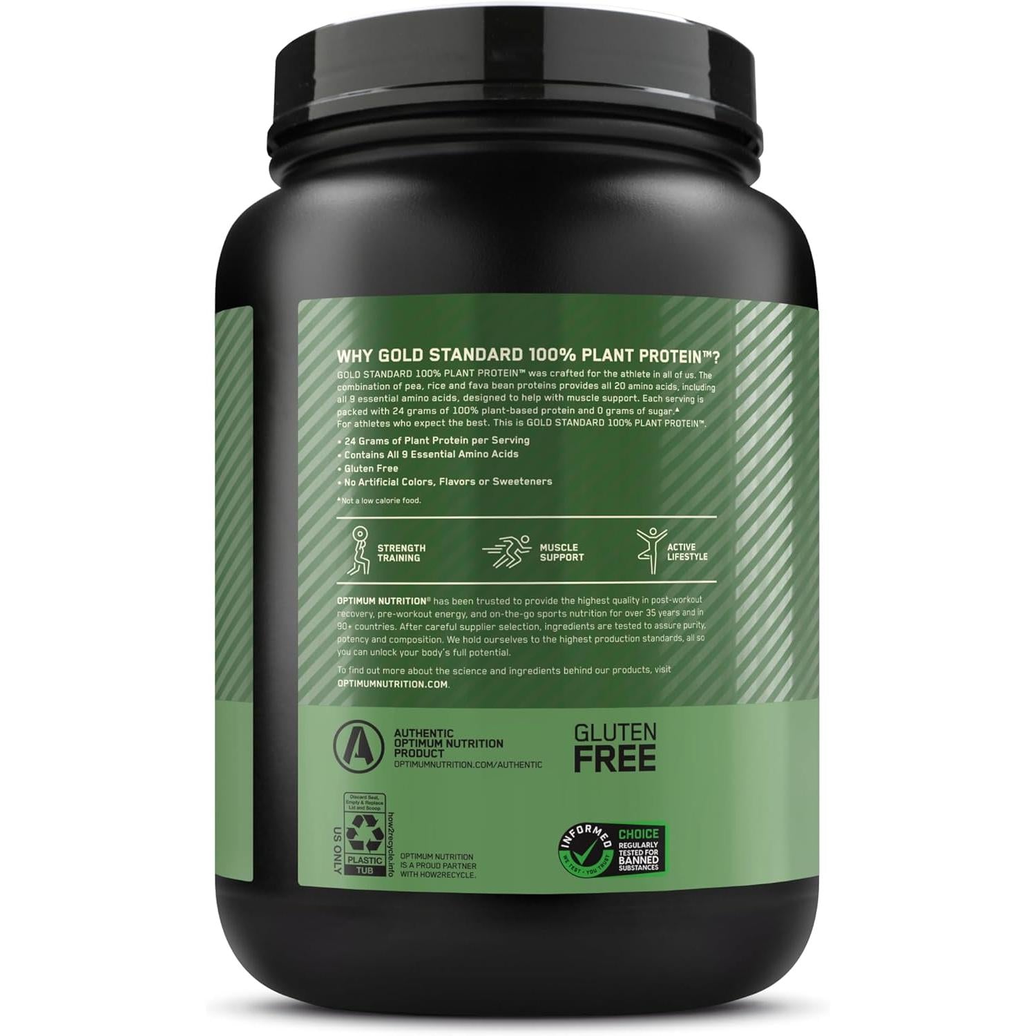 Optimum Nutrition Gold Standard 100% Plant Protein-N101 Nutrition