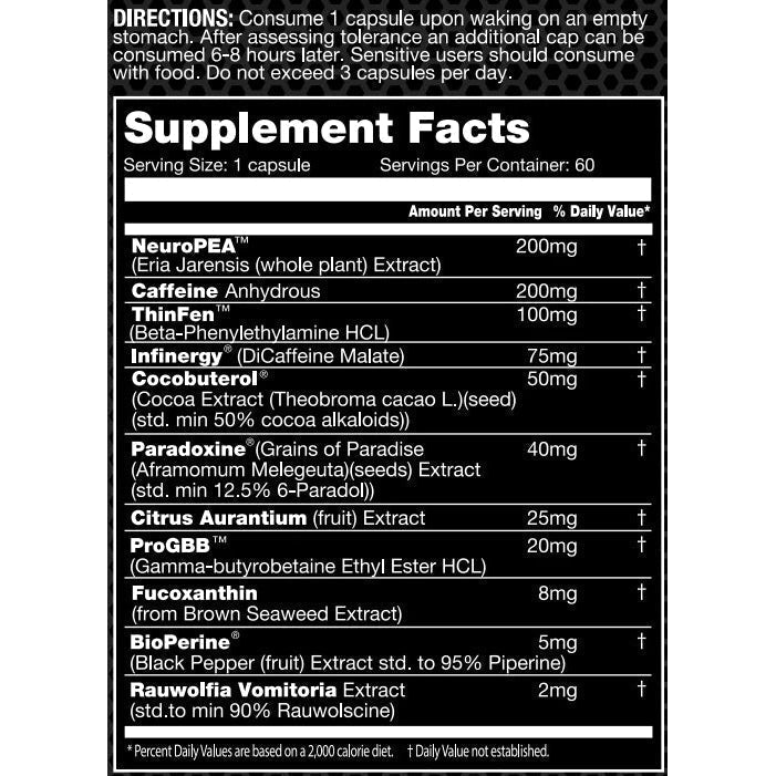 Performax Labs OxyMax-N101 Nutrition