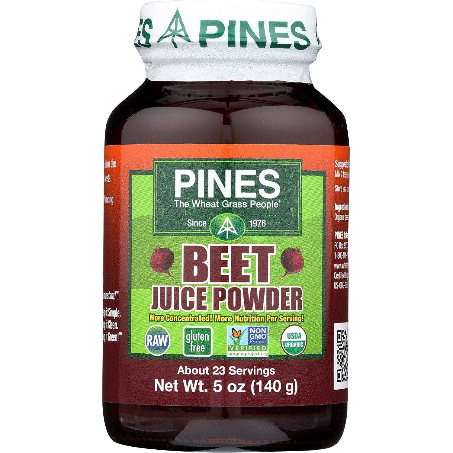 Pines Beet Juice Powder-5 oz (140 g)-N101 Nutrition