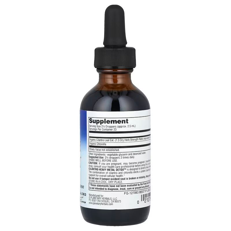 Planetary Herbals Cilantro Heavy Metal Detox™-N101 Nutrition