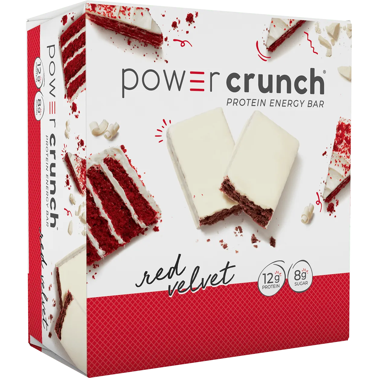 Power Crunch Bars-Box (12 bars)-Red Velvet-N101 Nutrition