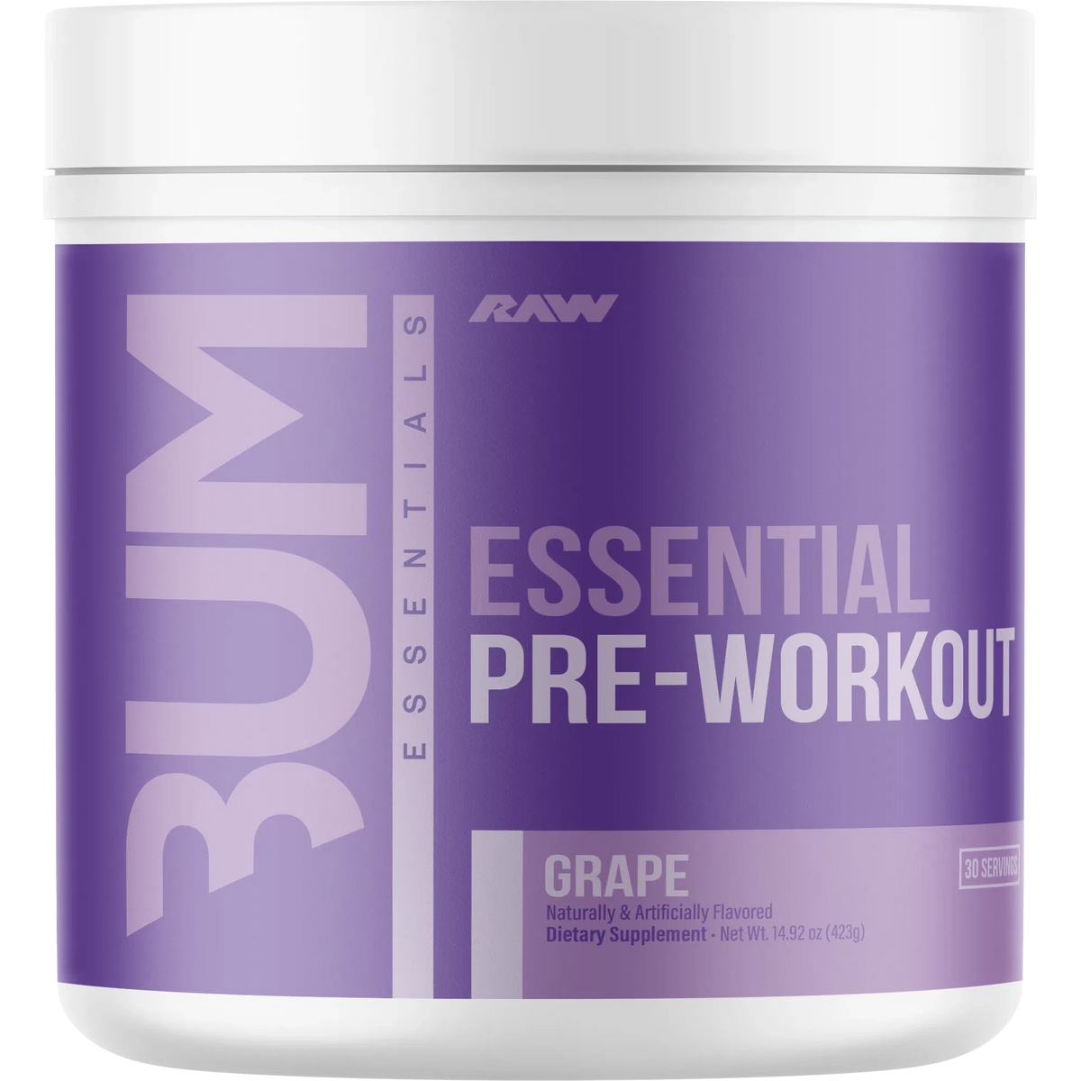 RAW Nutrition CBUM Essential Pre-Workout-30 servings-Grape-N101 Nutrition