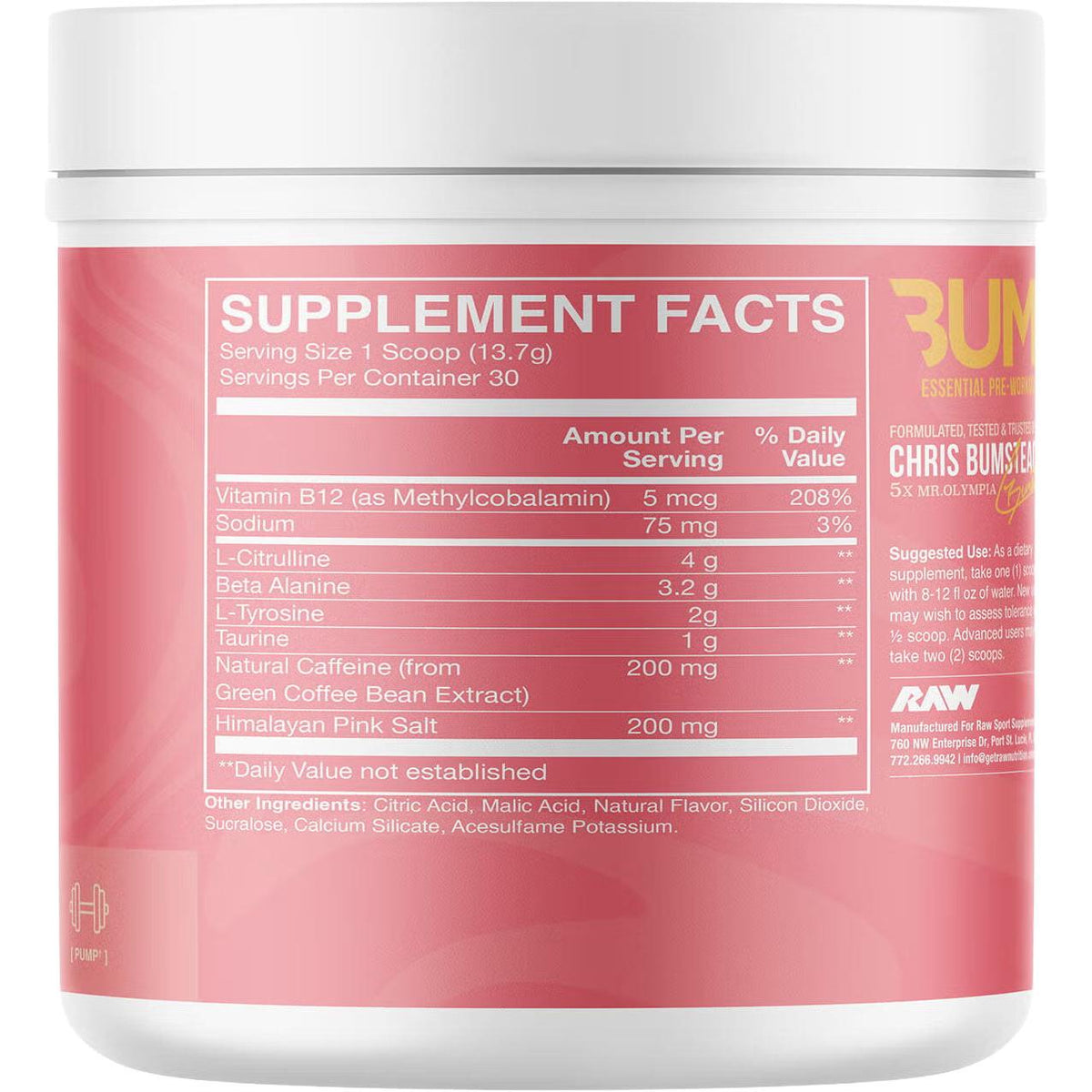 RAW Nutrition CBUM Essential Pre-Workout-N101 Nutrition
