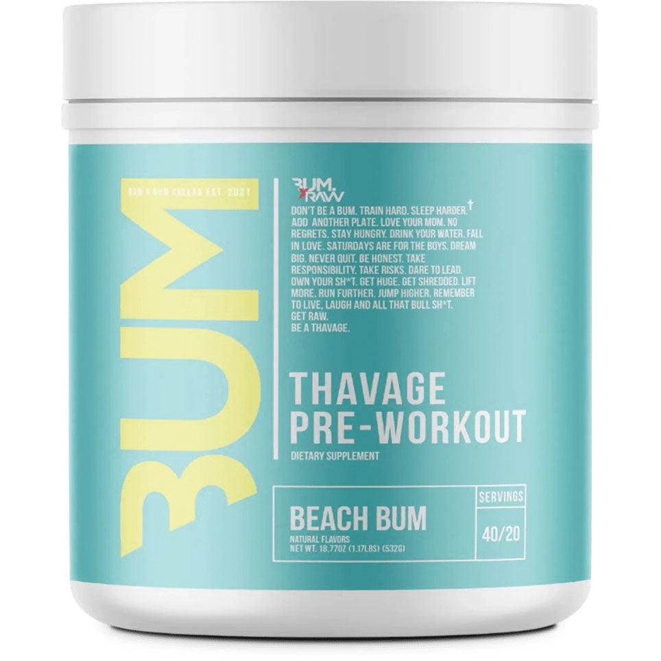 RAW Nutrition CBUM Thavage Pre-Workout-40/20 servings-Beach Bum-N101 Nutrition