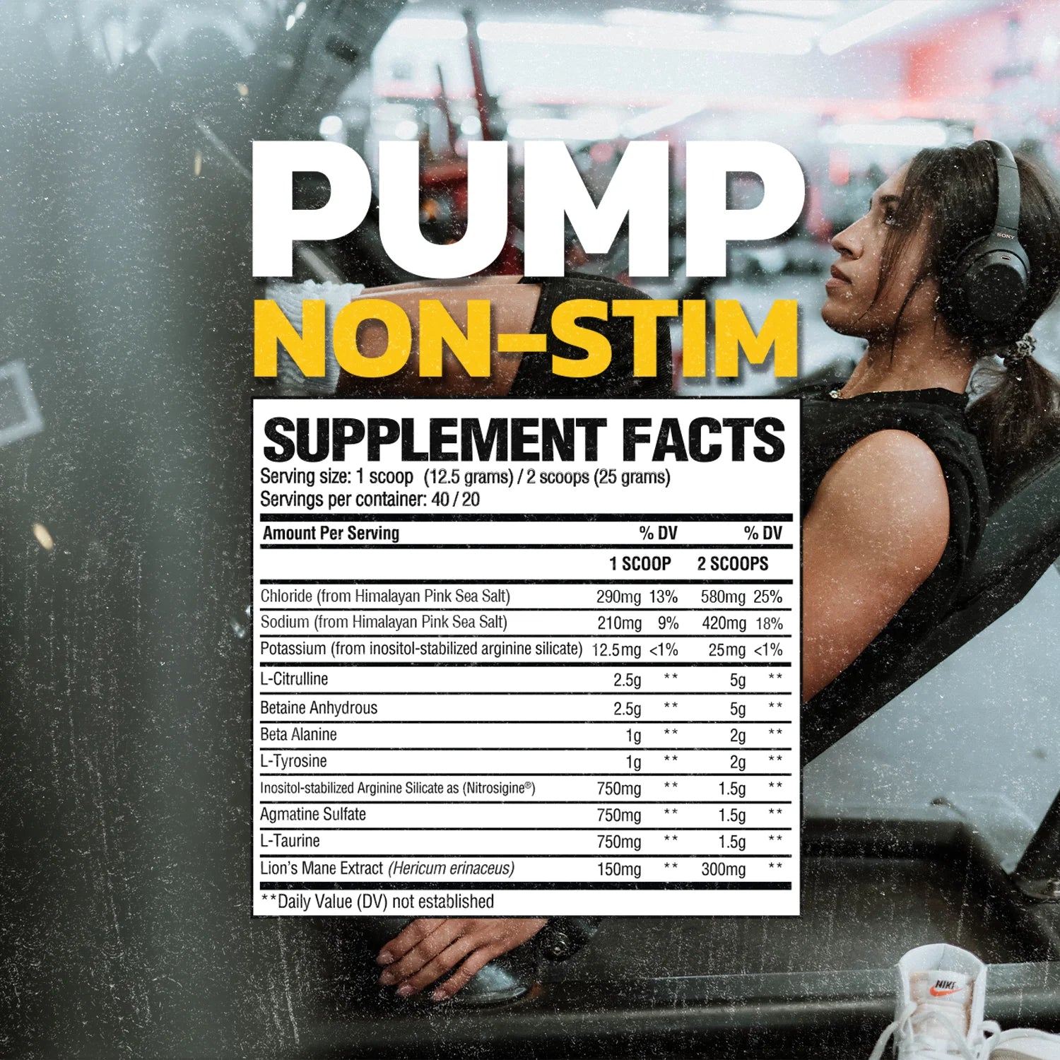 RAW Nutrition Pump Non-Stim-N101 Nutrition