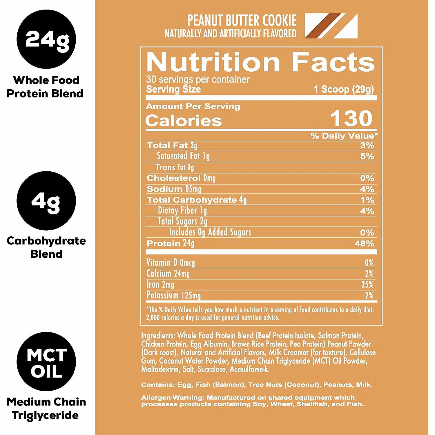 REDCON1 MRE Lite Whole Food Protein-N101 Nutrition