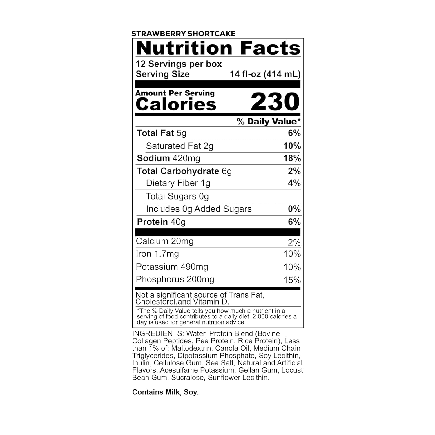 REDCON1 MRE Whole Food Protein RTD-N101 Nutrition