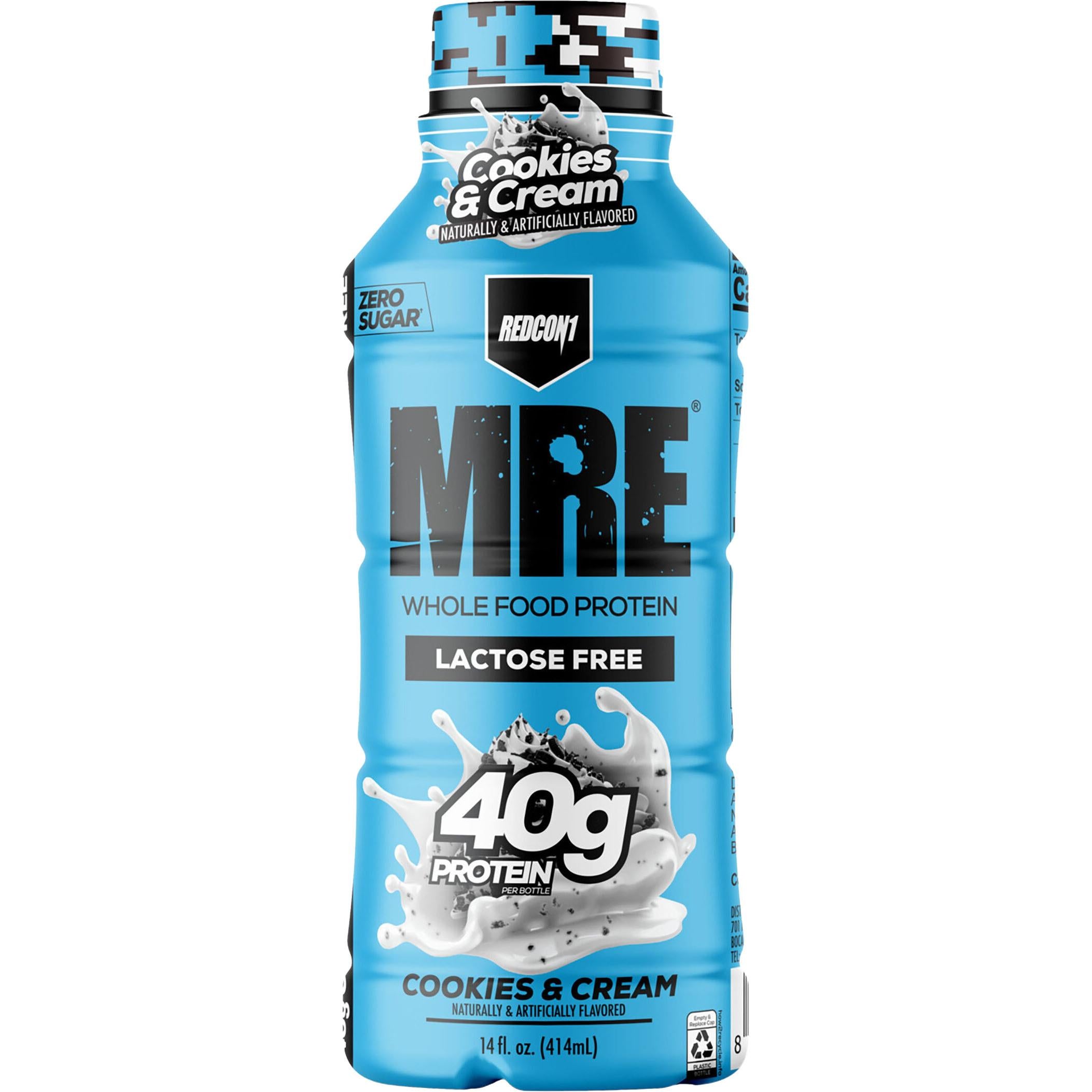 REDCON1 MRE Whole Food Protein RTD-Single (16.9 fl oz)-Cookies & Cream-N101 Nutrition