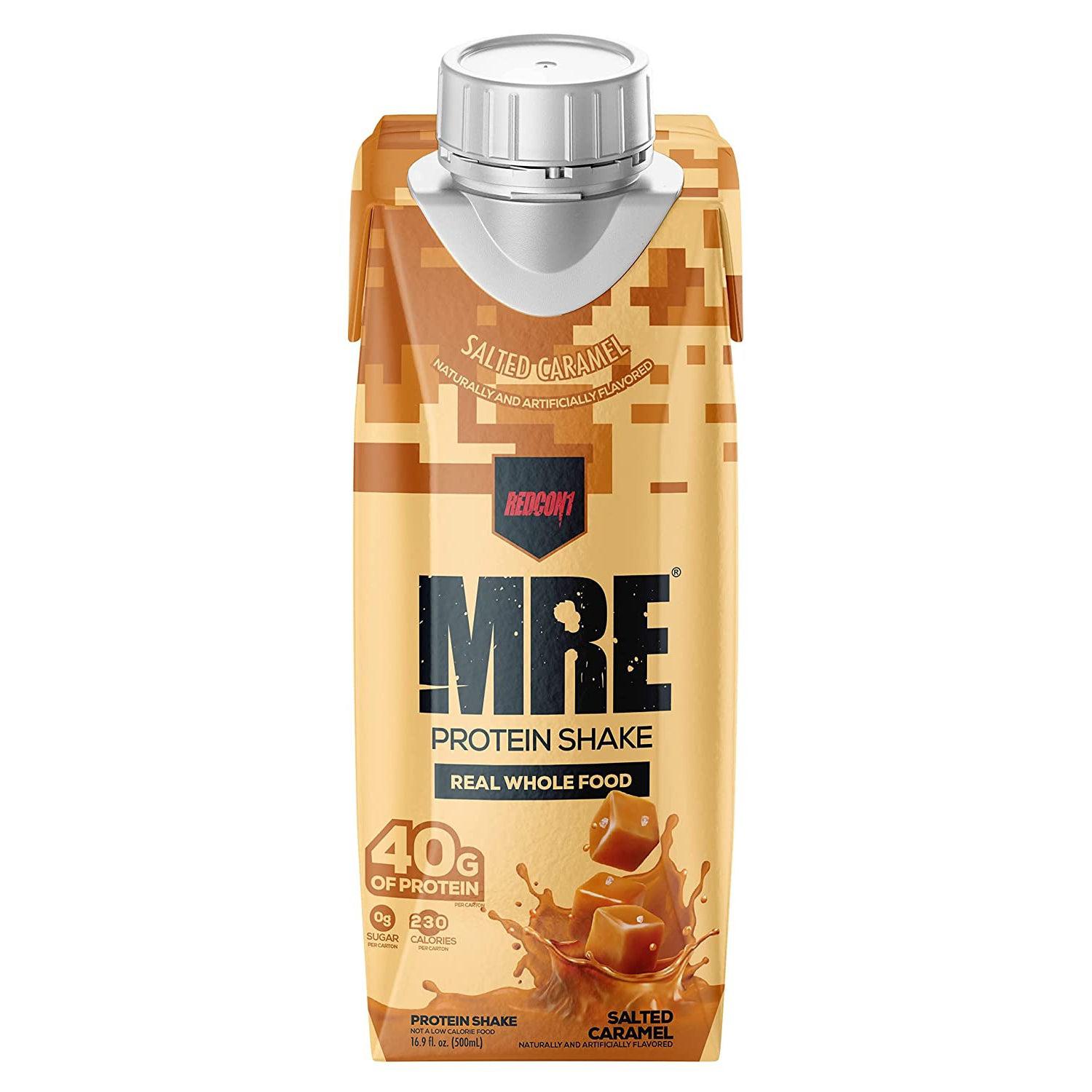 REDCON1 MRE Whole Food Protein RTD-Single (16.9 fl oz)-Salted Caramel-N101 Nutrition