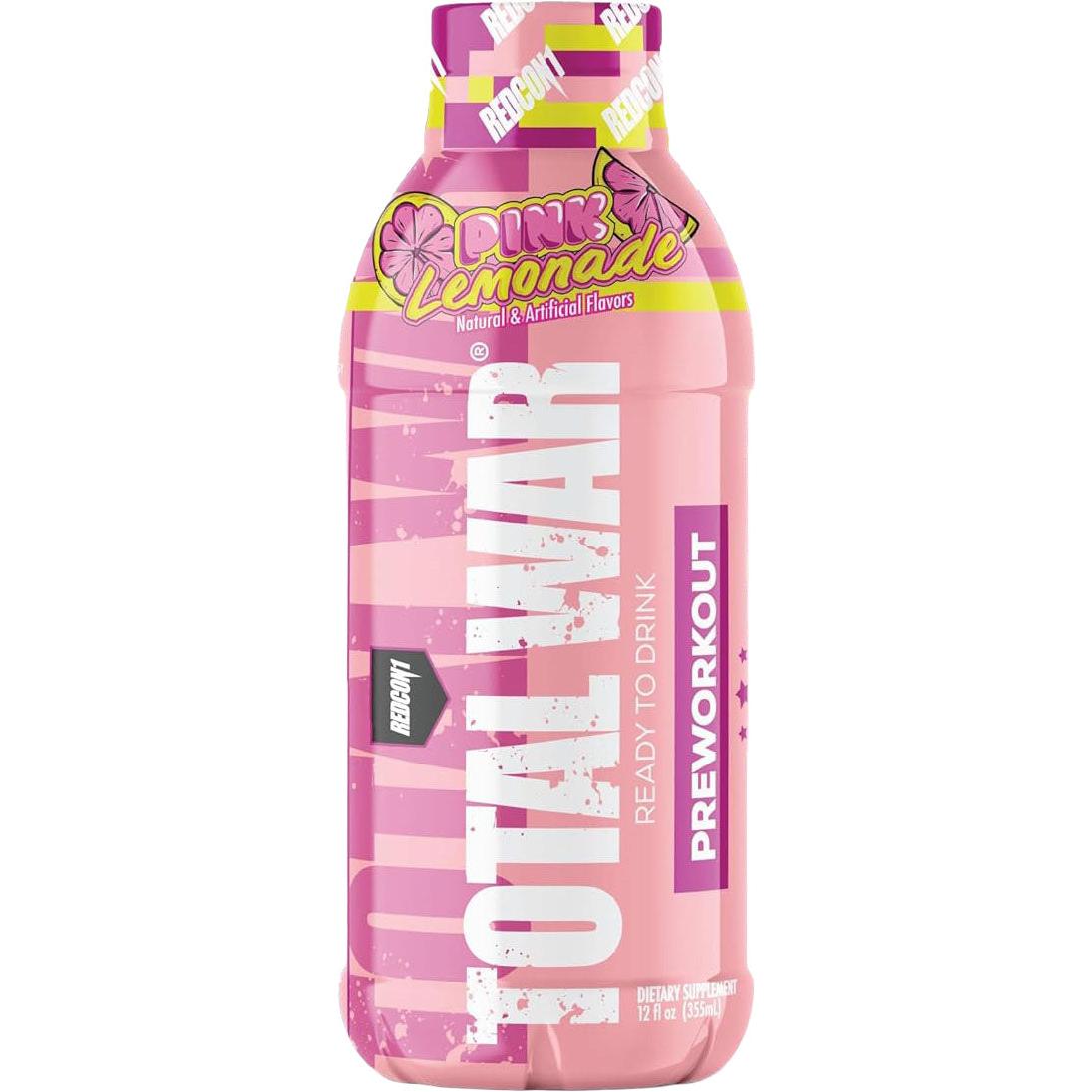 REDCON1 Total War RTD-Single (12 fl oz)-Pink Lemonade-N101 Nutrition