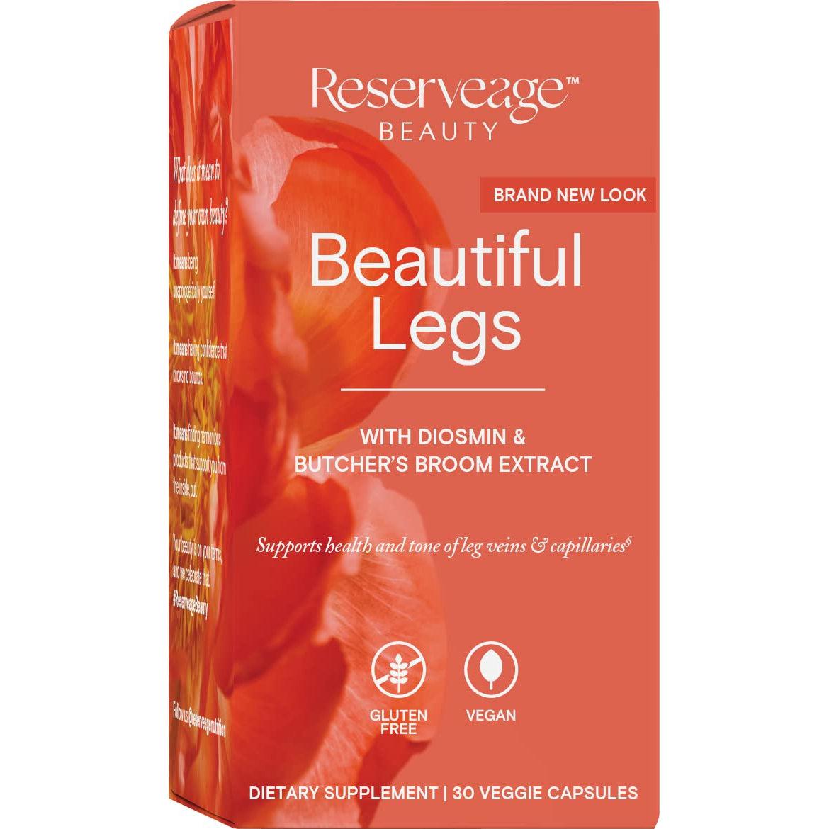 Reserveage Beauty Beautiful Legs with Diosmin-30 veggie capsules-N101 Nutrition