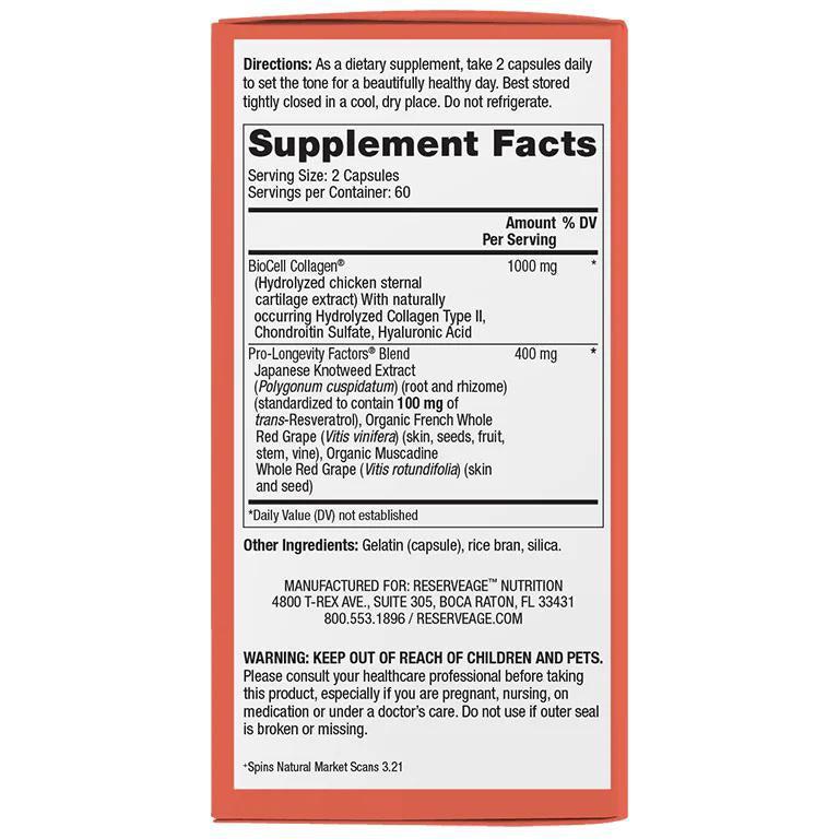 Reserveage Beauty Collagen Booster-N101 Nutrition