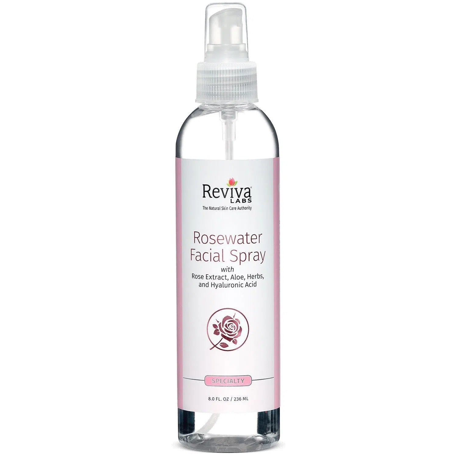 Reviva Labs Rosewater Facial Spray-8 fl oz (236 mL)-N101 Nutrition
