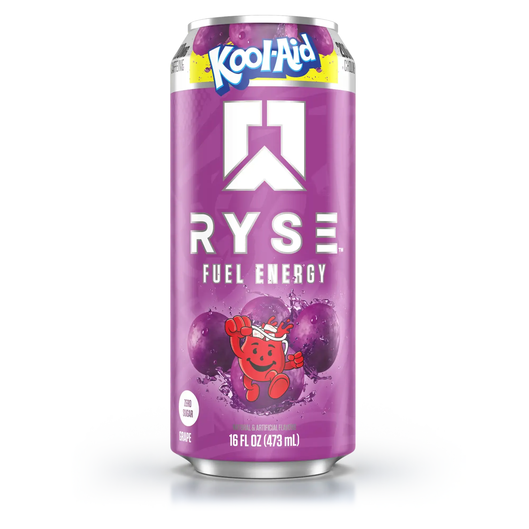RYSE Fuel Energy Drink-Single Can (16 fl oz / 473 mL)-Kool-Aid Grape-N101 Nutrition