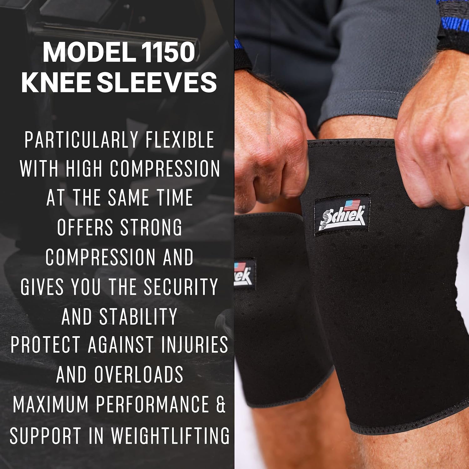 Schiek Sports Model 1150KS Neoprene Knee Sleeves-N101 Nutrition