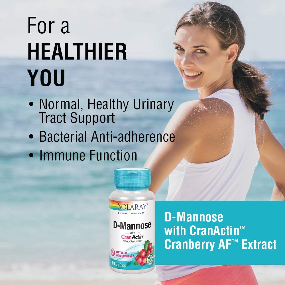 Solaray D-Mannose with CranActin-N101 Nutrition