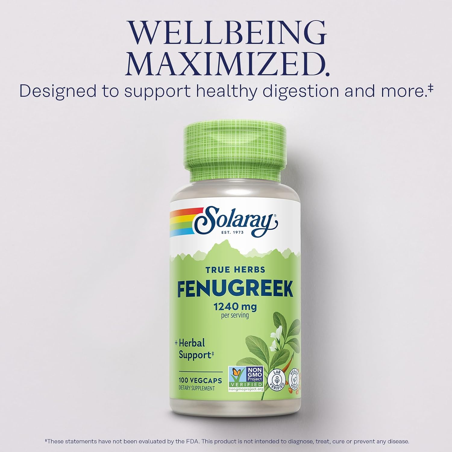 Solaray Fenugreek Seed 1240 mg-N101 Nutrition
