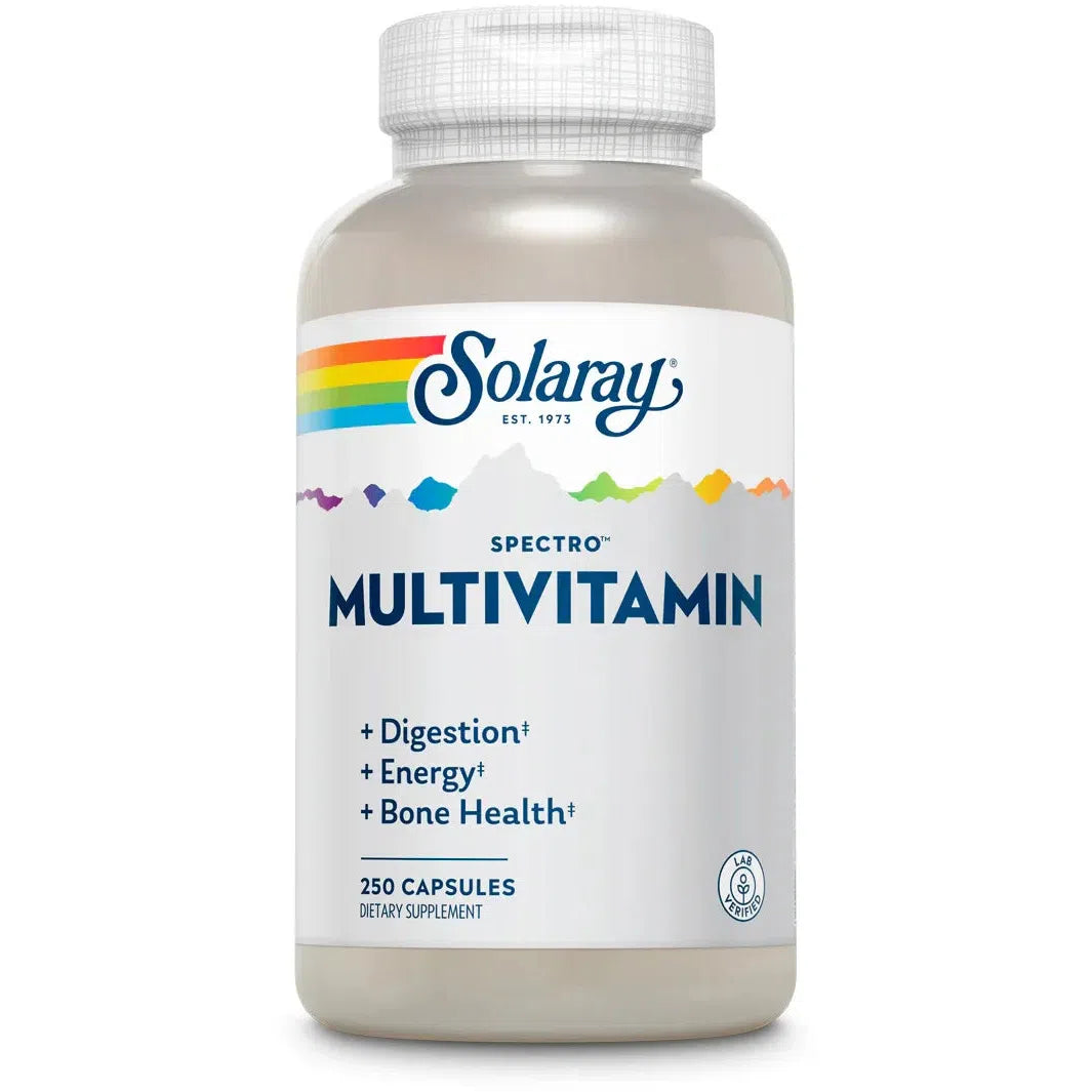 Solaray Spectro Multivitamin-250 capsules-N101 Nutrition