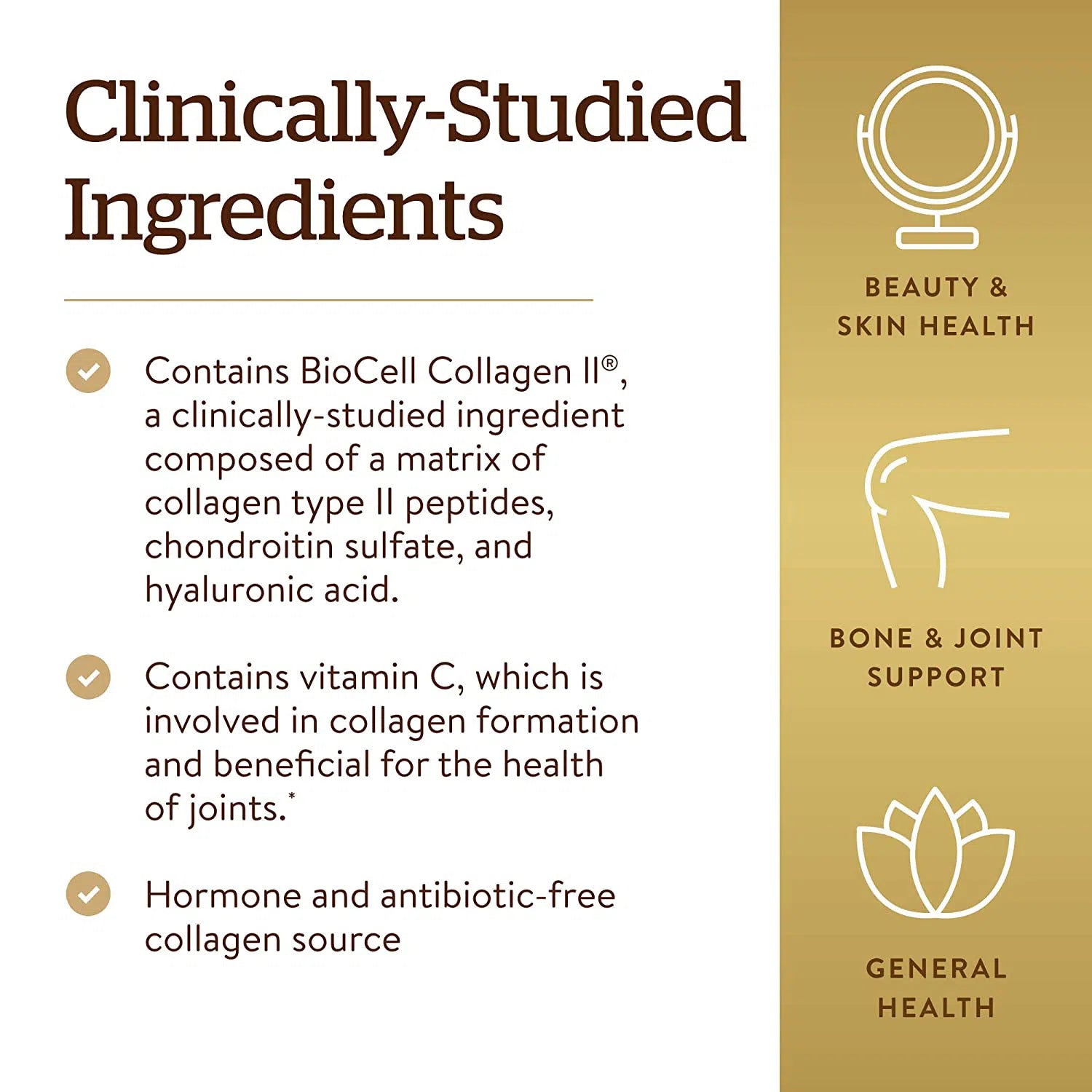 Solgar Collagen Hyaluronic Acid Complex-N101 Nutrition