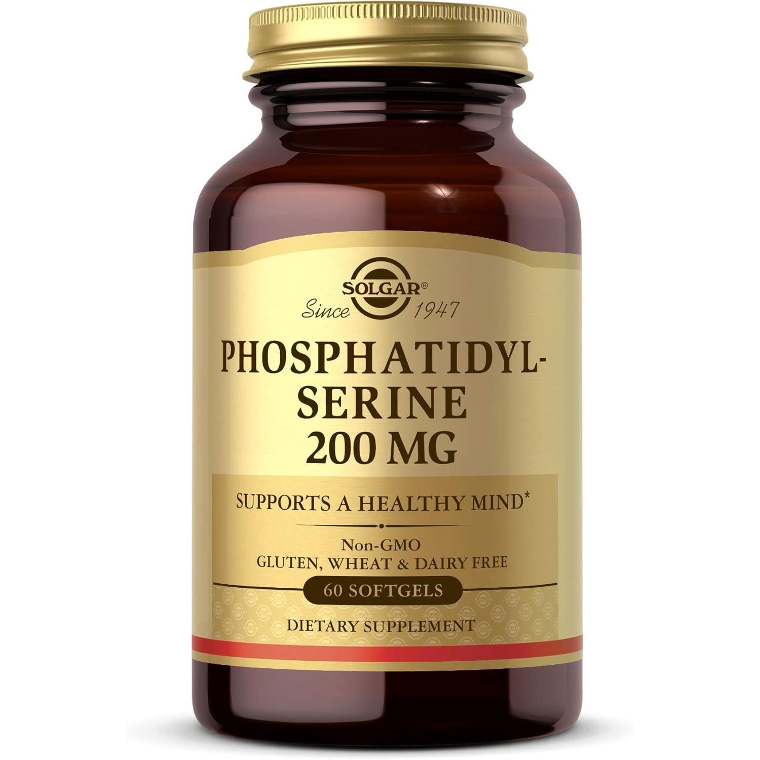 Solgar Phosphatidylserine 200 mg-60 softgels-N101 Nutrition