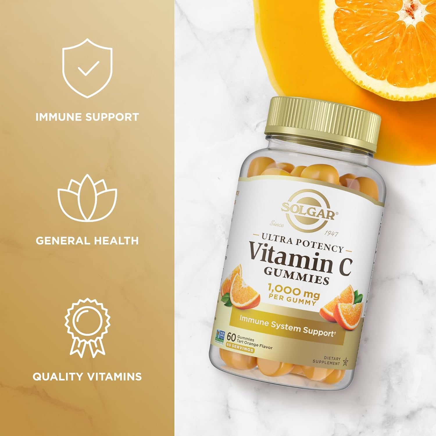 Solgar Ultra Potency Vitamin C Gummies 1000 mg-N101 Nutrition