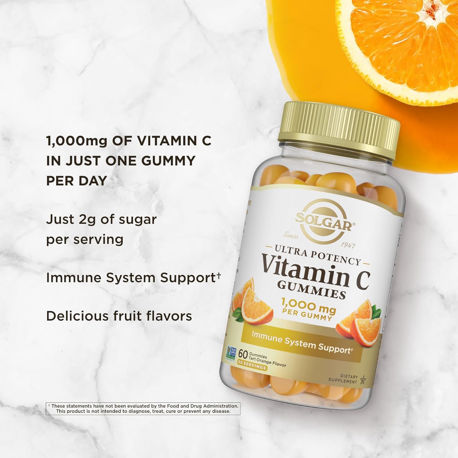 Solgar Ultra Potency Vitamin C Gummies 1000 mg-N101 Nutrition