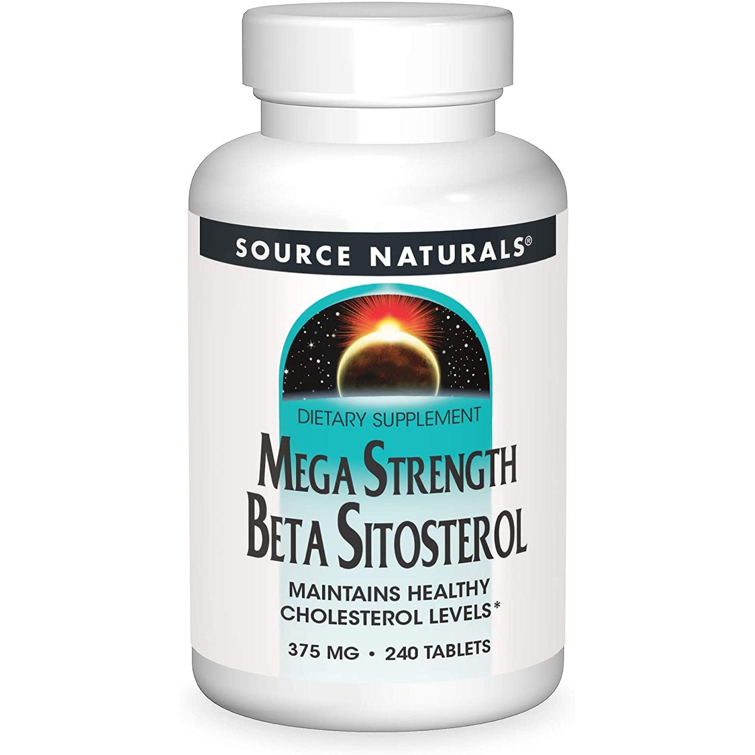 Source Naturals Mega Strength Beta Sitosterol 375 mg-N101 Nutrition
