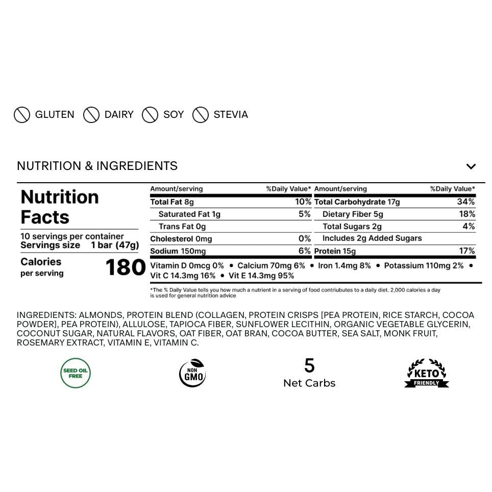 Stars + Honey Collagen Protein Bar-N101 Nutrition