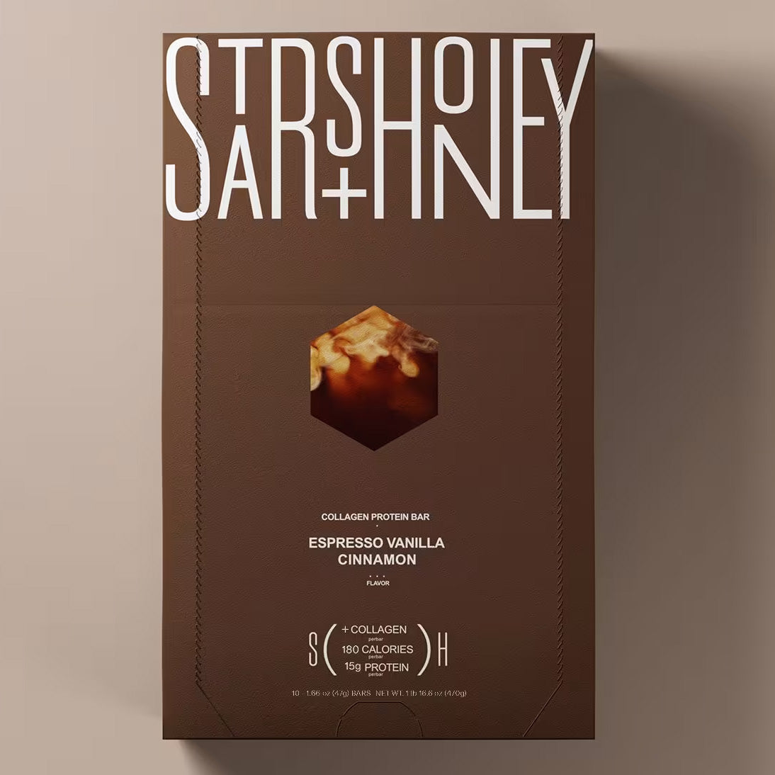 Stars + Honey Collagen Protein Bar-Box (10 bars)-Espresso Vanilla Cinnamon-N101 Nutrition